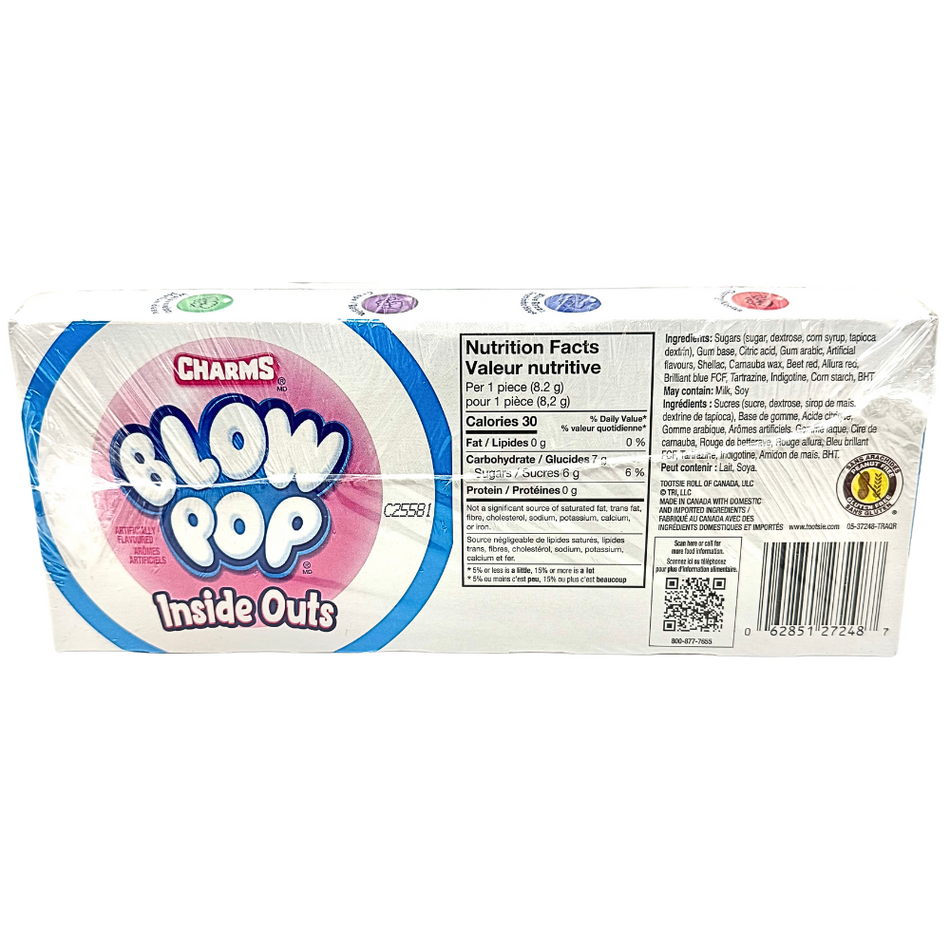 Charms Blow Pop Inside Out Tube 65g