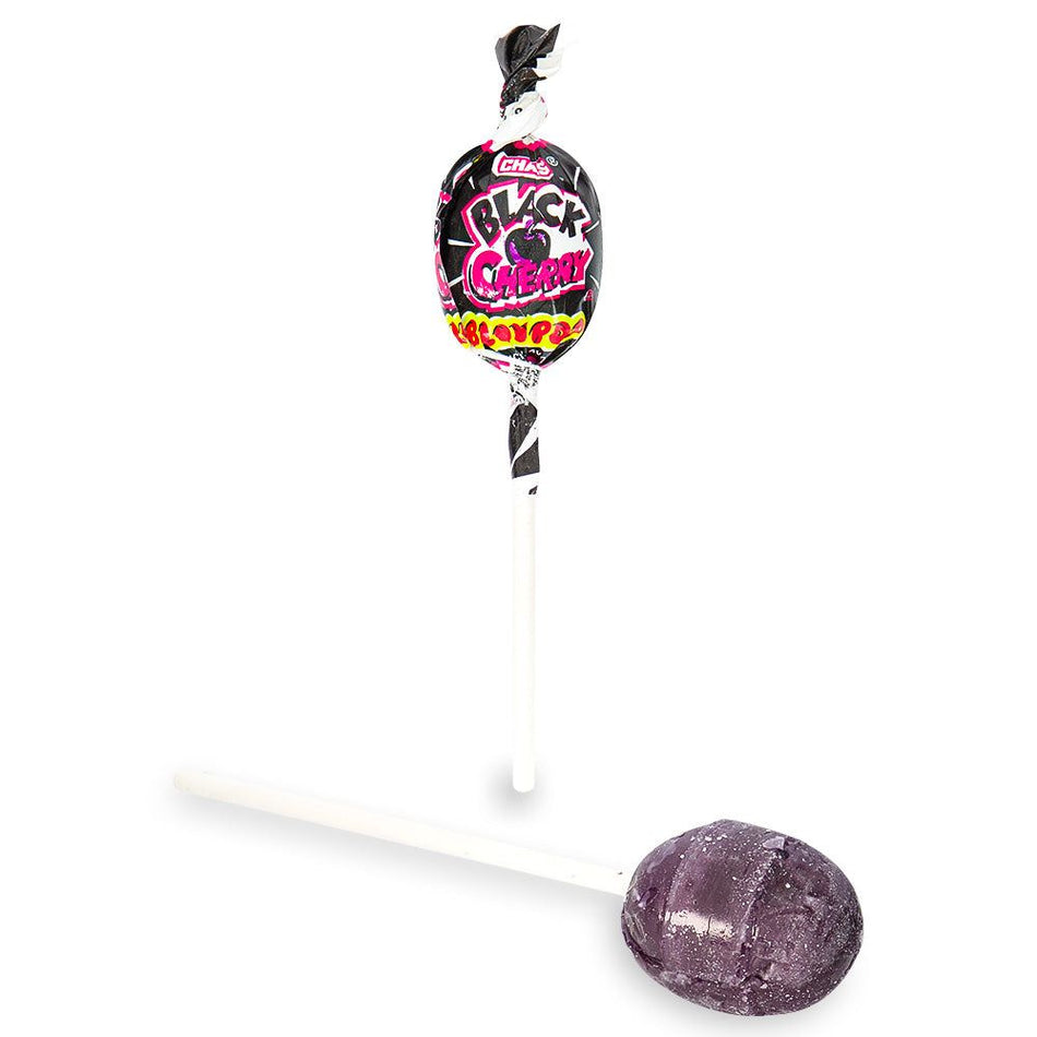 Charms Blow Pop Black Cherry - 48 Count - Retro Candy