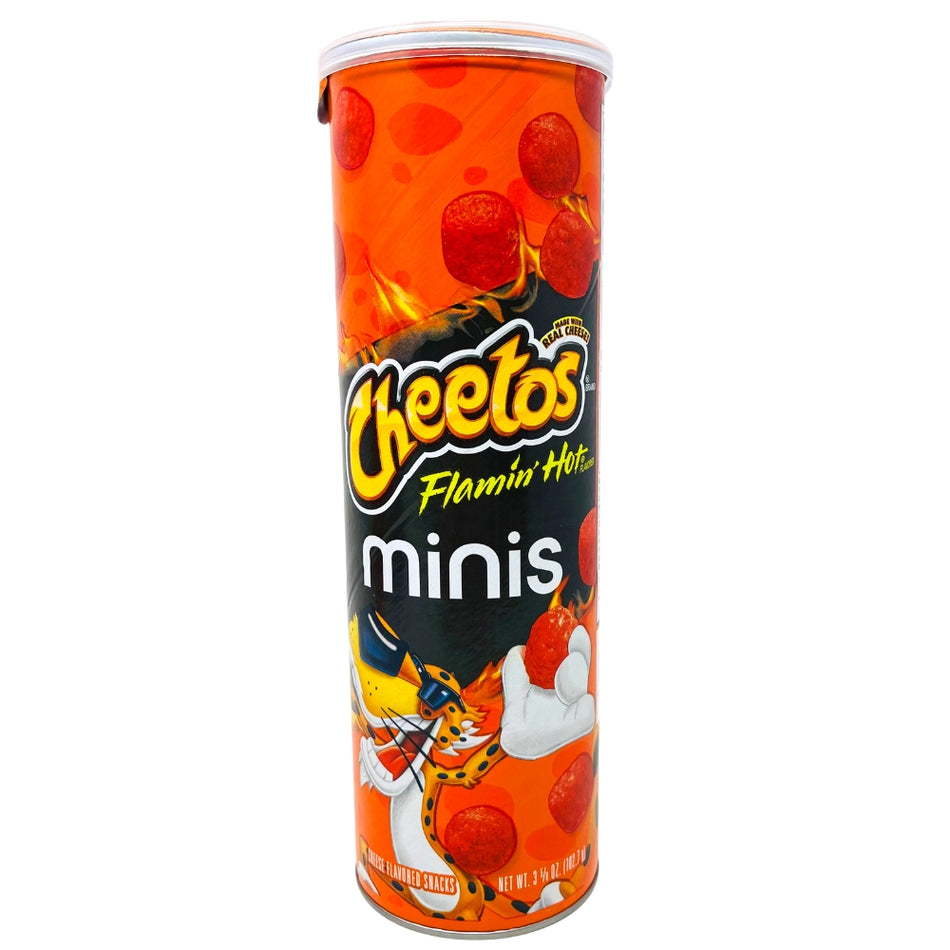 Cheetos Flamin Hot Minis Canister 3.625oz 
