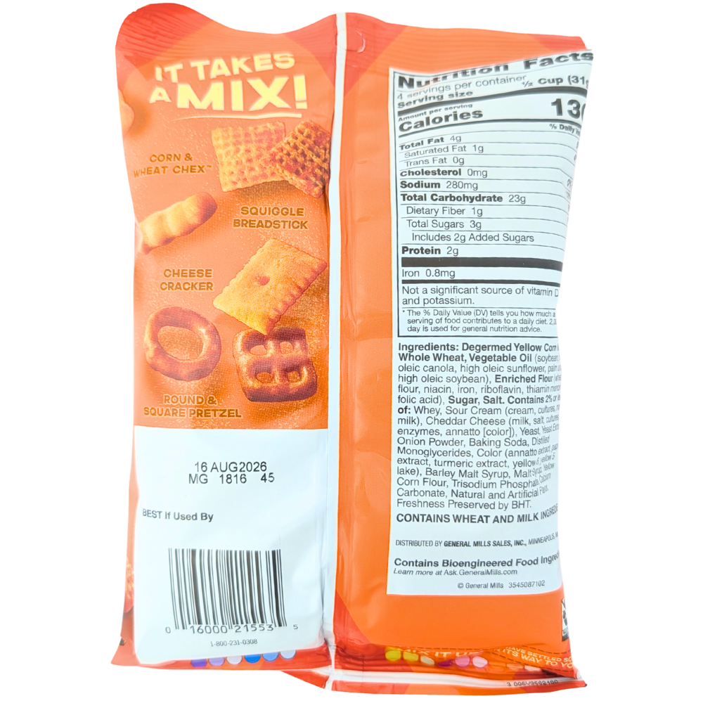 Chex Mix Cheddar Savory Snack Mix 4.5oz