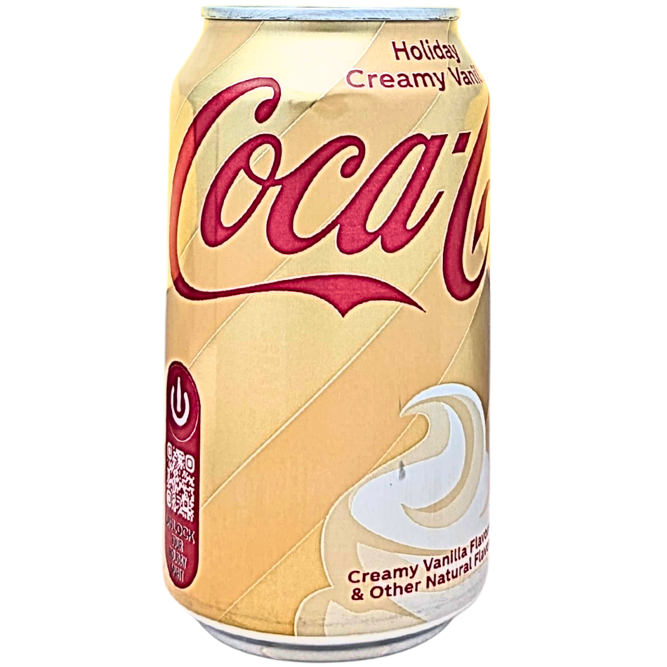 Coca Cola Holiday Creamy Vanilla Zero Sugar - 355mL