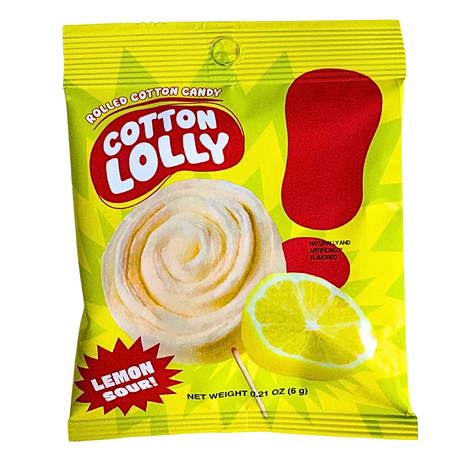 Cotton Lolly Lemon Sour - 6g