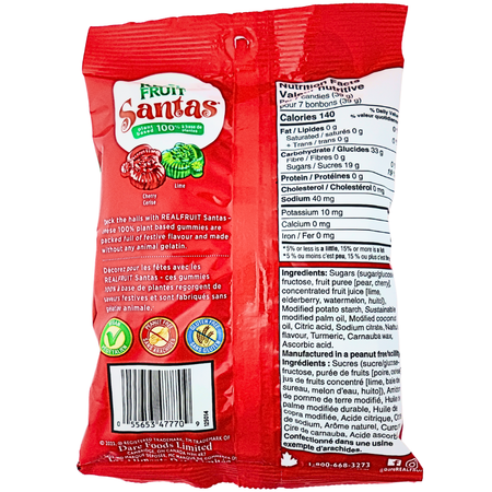 Dare Real Fruit Santas - 225g