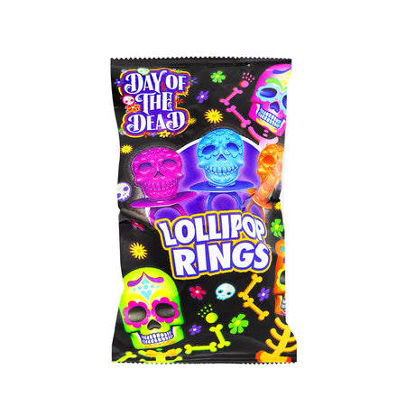 Day of The Dead Lollipop Rings 1pc - 18 Pack