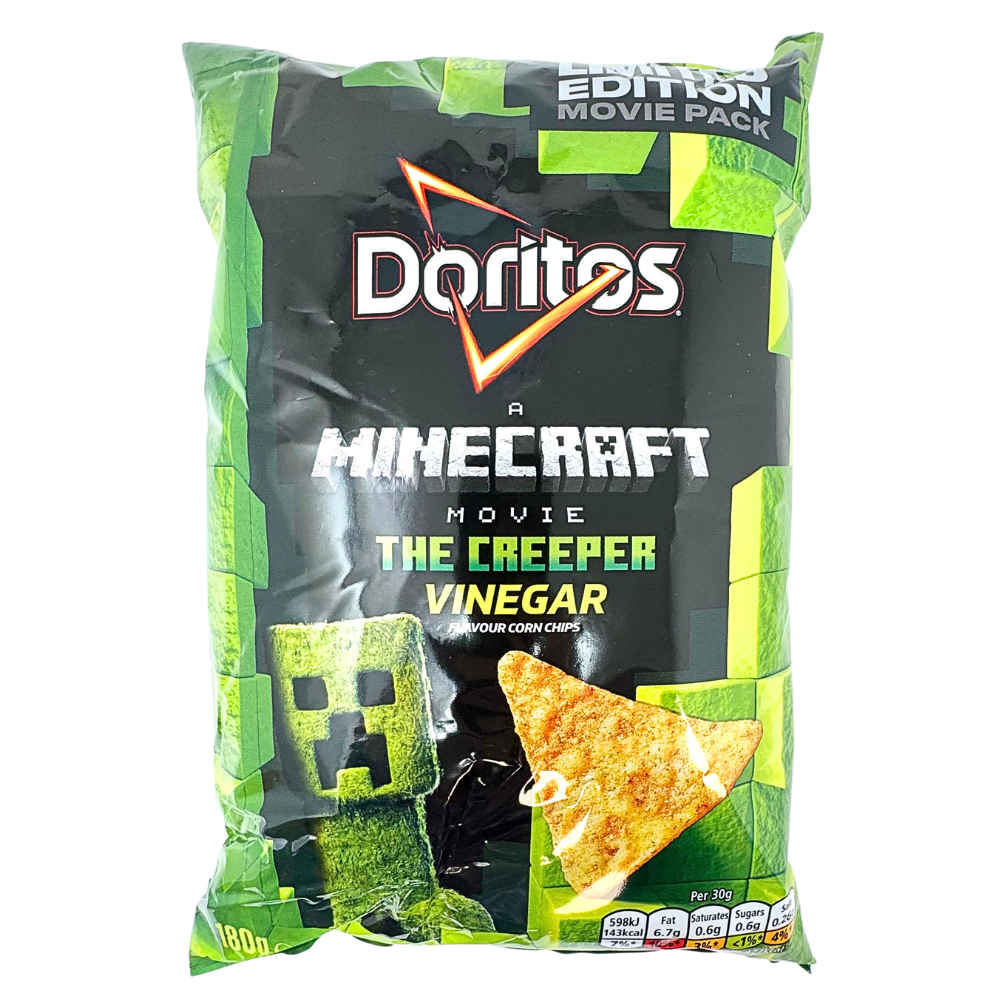 Minecraft Computer Chips Items Doritos Minecraft The Creeper Vinegar Chips (UK) | Candy District