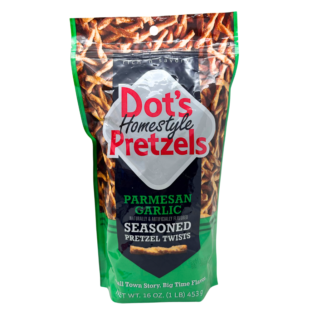 Dots Pretzels Garlic Parmesan 453g - 1 BagDots Pretzels Garlic Parmesan 453g - 1 Bag