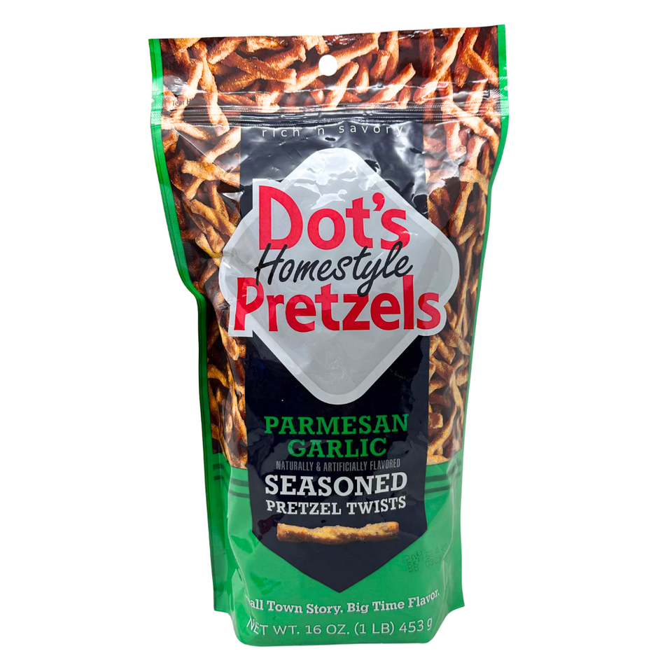 Dots Pretzels Garlic Parmesan 453g - 1 BagDots Pretzels Garlic Parmesan 453g - 1 Bag