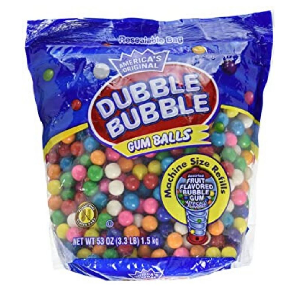 Dubble Bubble Gum Balls 53oz - 1 Pack