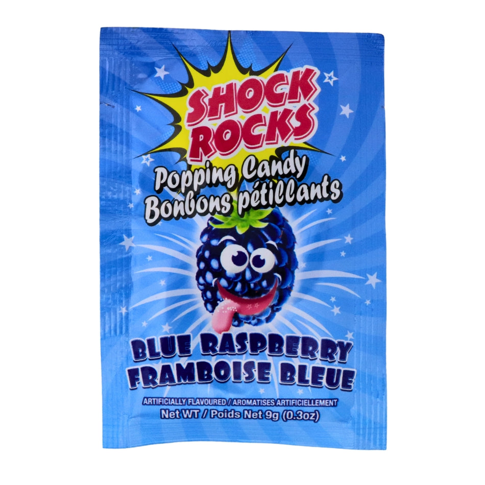 Shock Rocks Popping Candy Blue Raspberry 9g 