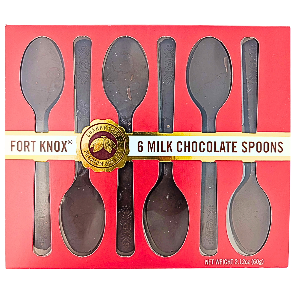 Fort Knox Milk Chocolate Spoons - 60g
