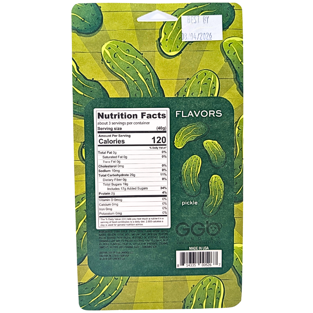 Giant Gummy Pickle - 4oz