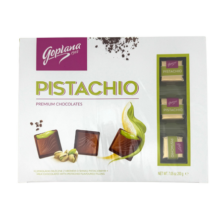 Goplana Premium Pistachio Chocolate 200g - 4 Pack