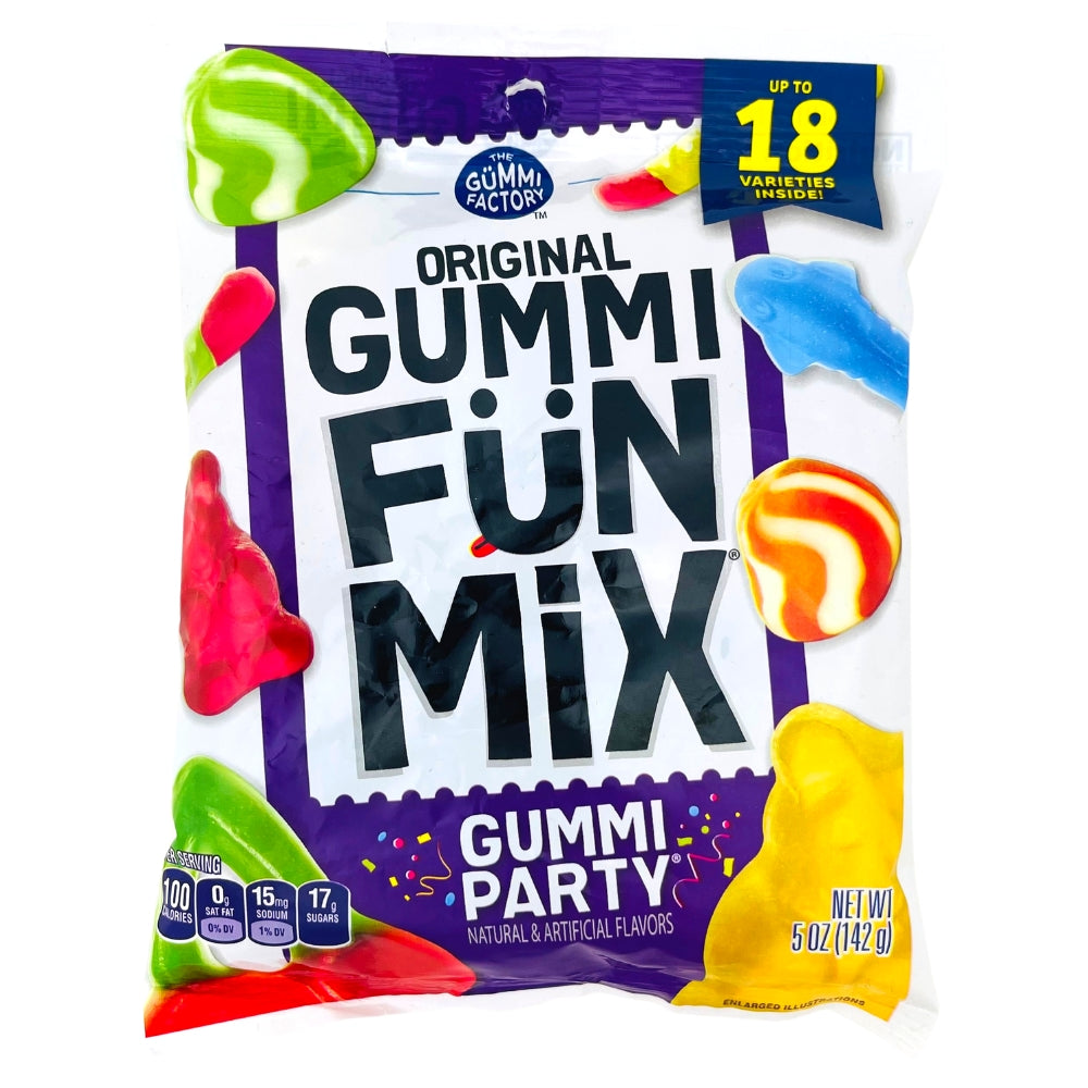 Gummi Fun Mix Gummi Party 5oz - 12 Pack