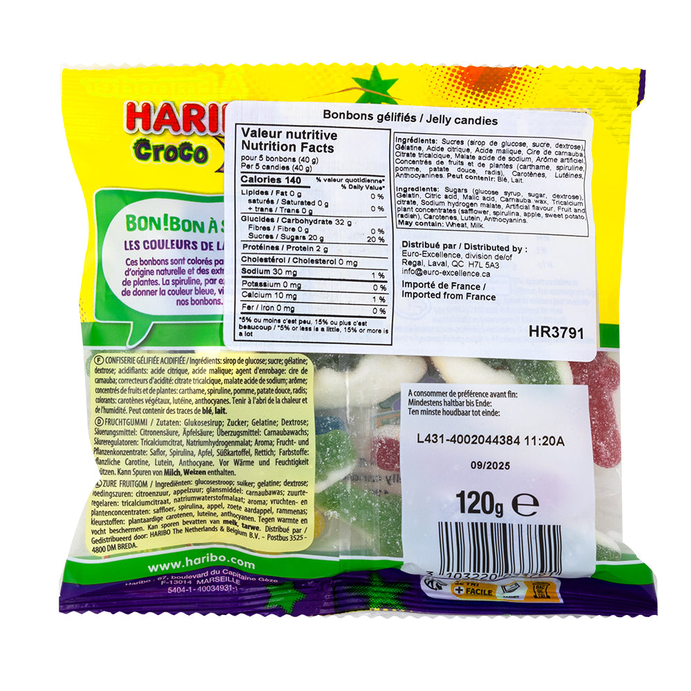 Haribo Croco Pik 120g 