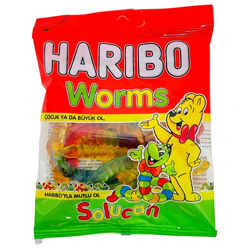 Haribo Halal Worms 80g - 24 Pack