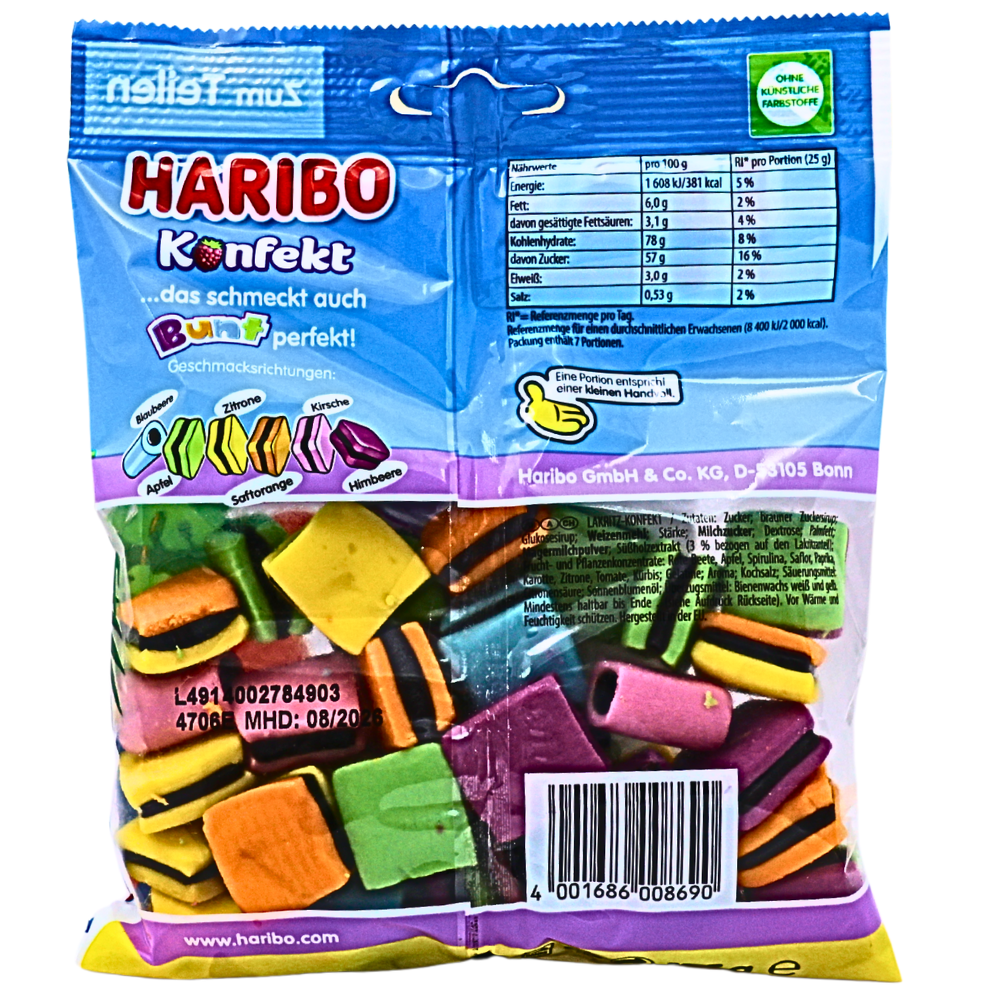 Haribo Konfekt Bunt (Germany) - 175g