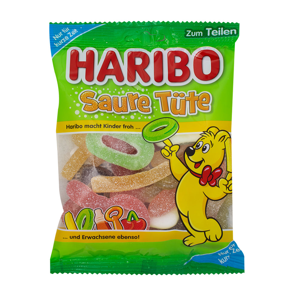 Haribo Sour Tute Gummy Germany) 175g 