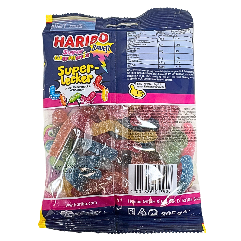 Haribo Super Wummis (Germany) - 205g