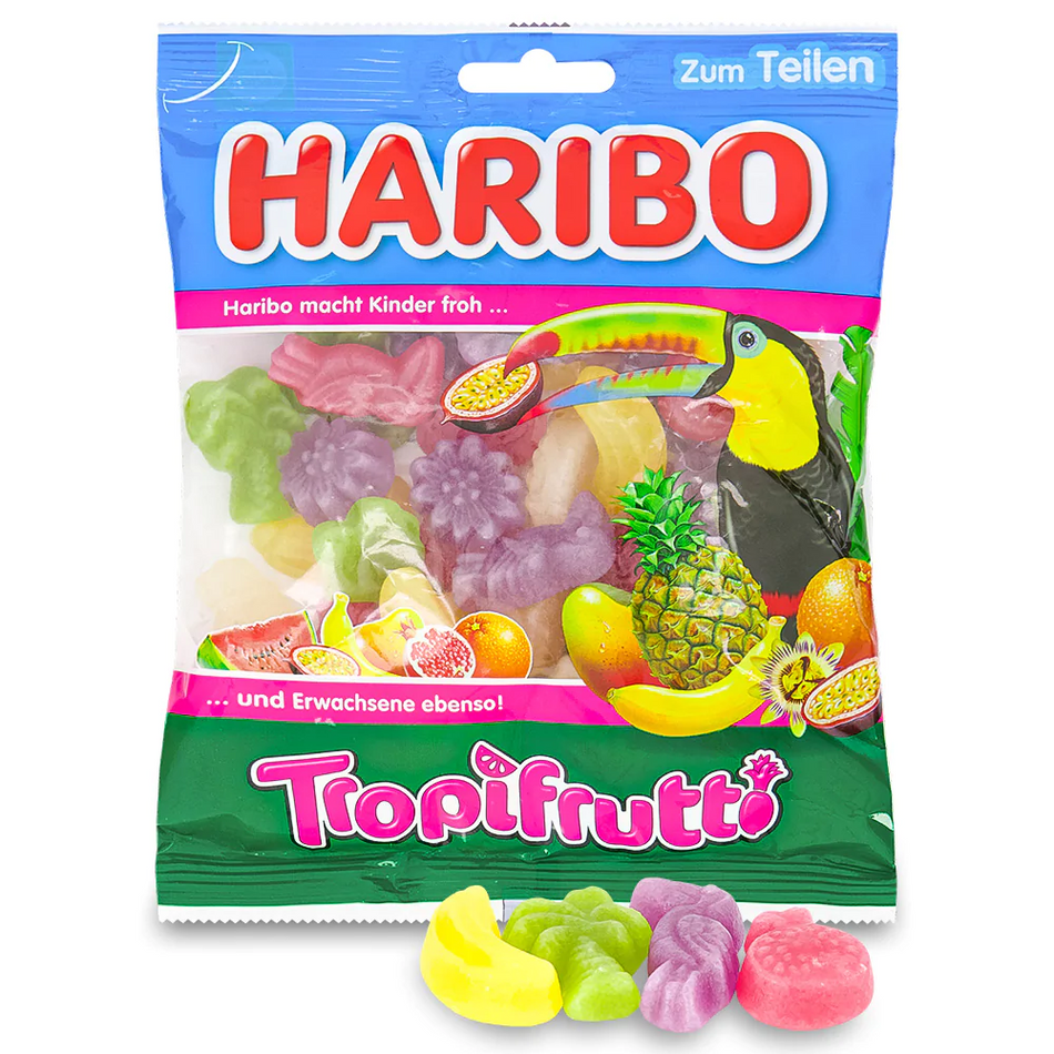 Haribo Tropifrutti Gummi Candy - 5oz Bag