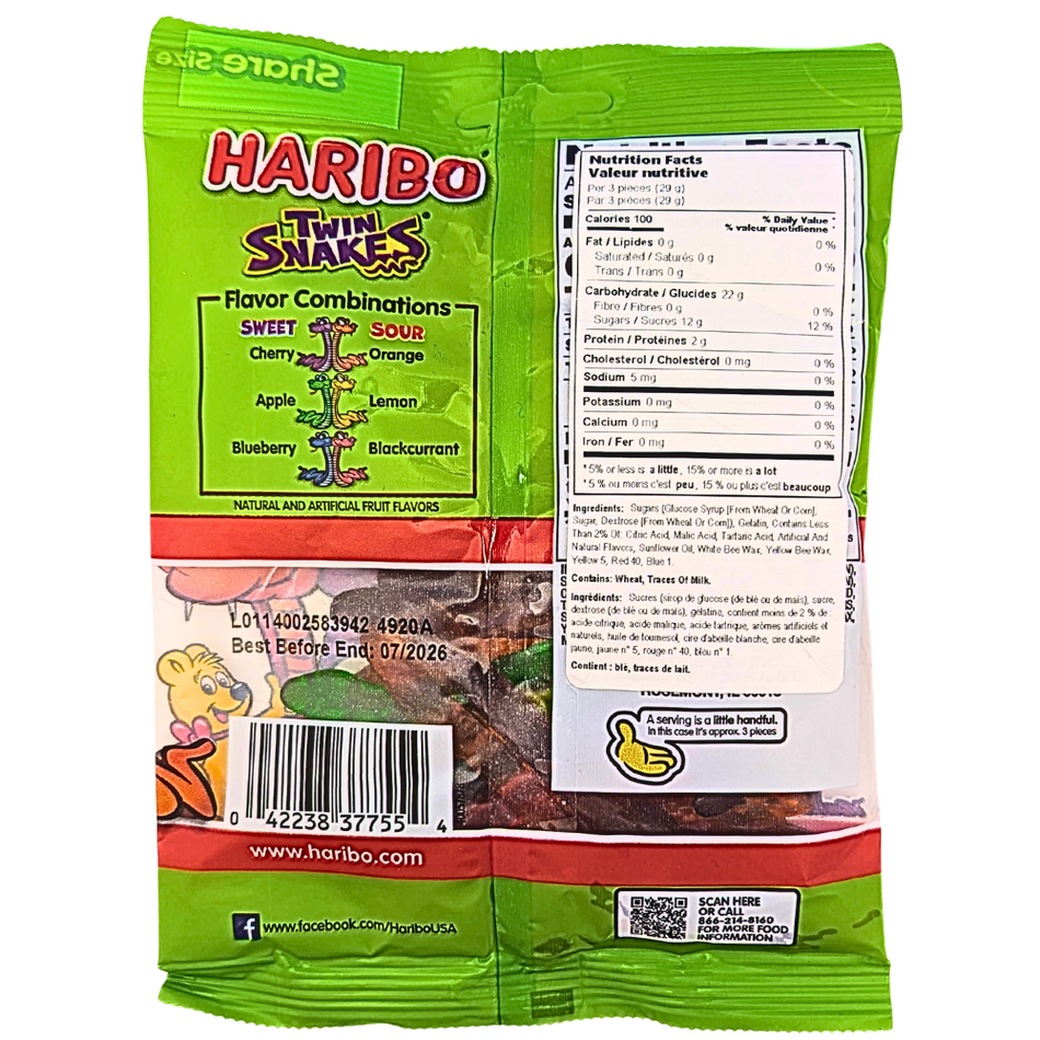 Haribo Twin Snakes Gummi Candy