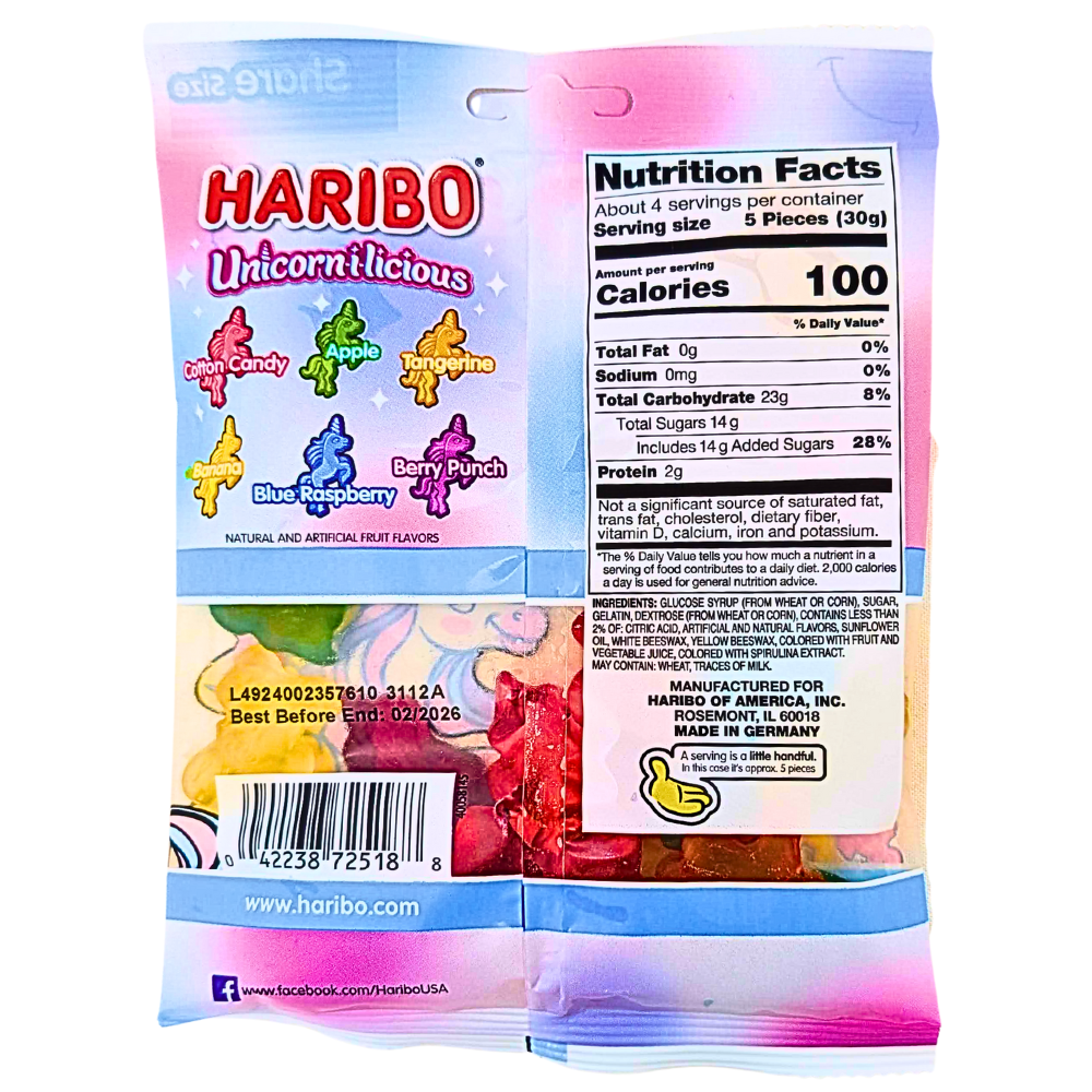 Haribo Unicorn-I-Licious - 4oz