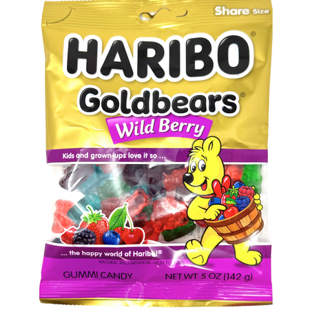 Haribo Wildberry 5oz - 24 Pack
