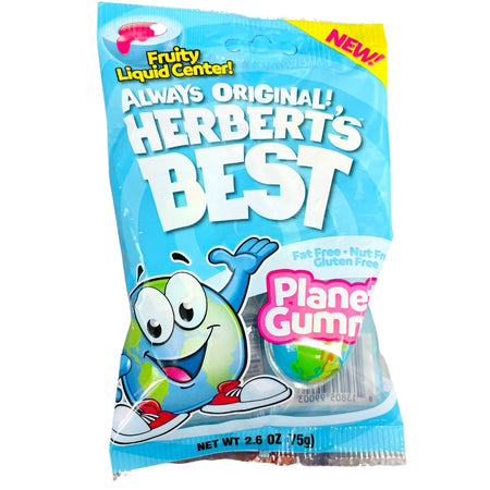 Herbert's Best Planet Gummi Candy Peg Bag 2.6oz 