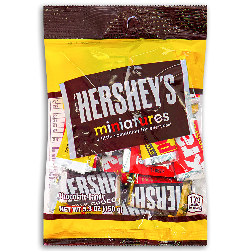 Hershey's Miniatures Chocolate Assortment Candy - 5.3 oz. - top view