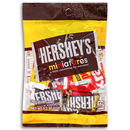 Hershey's Miniatures Chocolate Assortment Candy - 5.3 oz. - top view