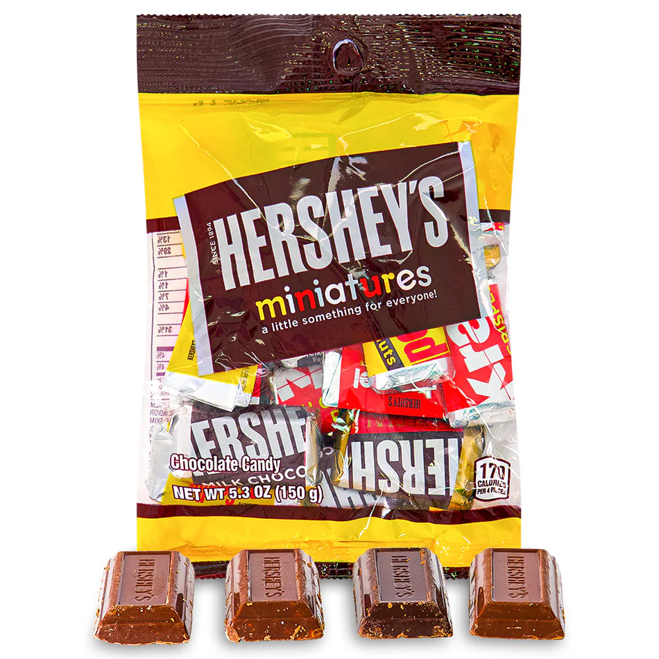 Hershey's Miniatures Chocolate Assortment Candy - 5.3 oz.