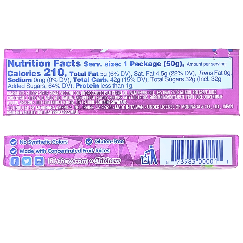 Hi-Chew Grape Fruit Chews - 50g
