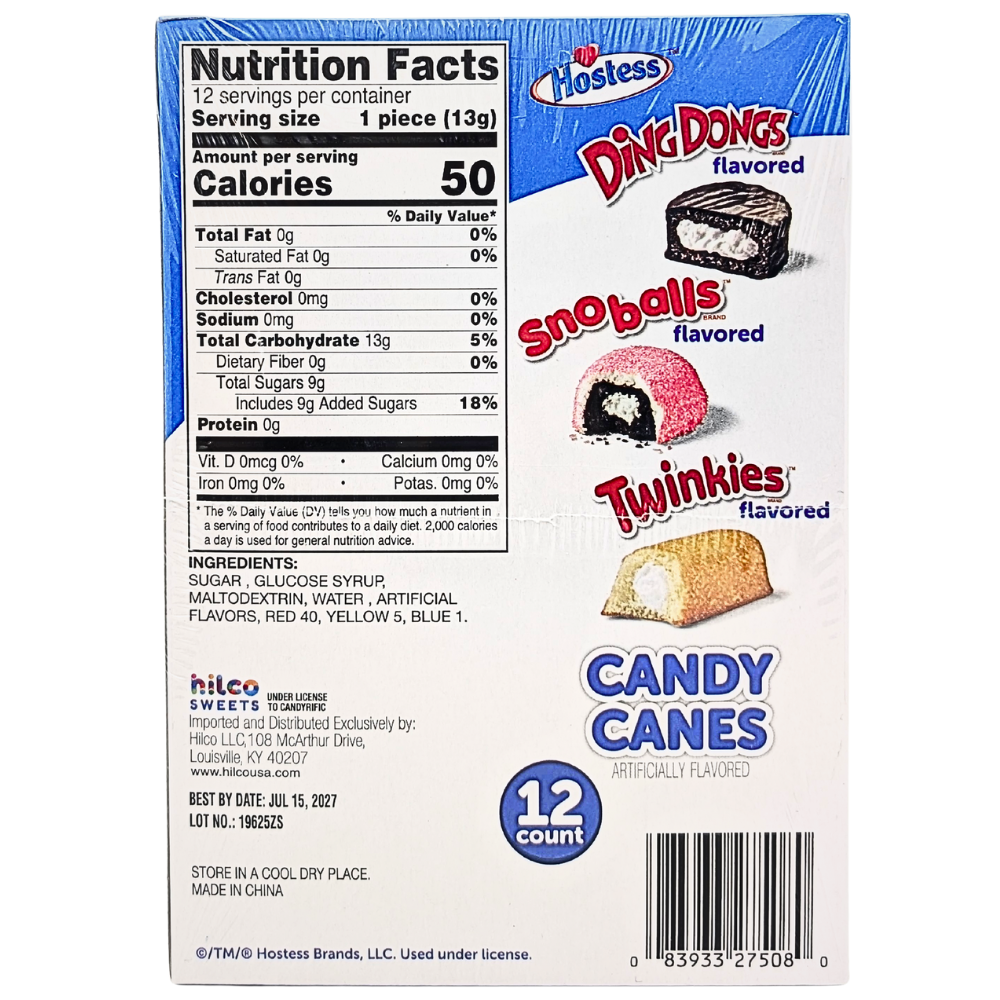 Hostess Assorted Candy Canes - 5.30oz