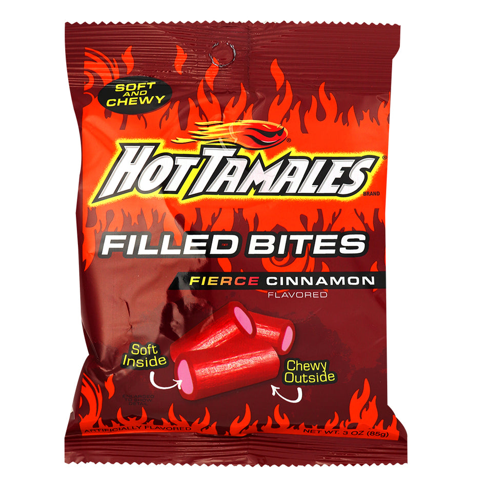 Hot Tamales Filled Bites Fierce Cinnamon 85g