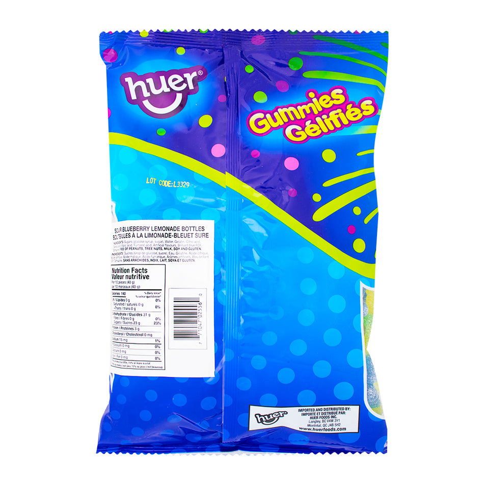 Huer Sour Blueberry Lemonade Bottles - 1kg