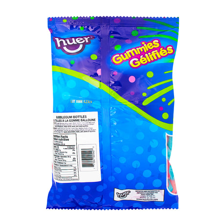 Huer Bubble Gum Bottles Gummies - 1 kg  Nutrition Facts Ingredients
