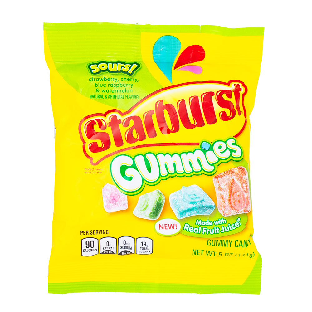 Starburst Gummies Sours 141g - 12 Pack