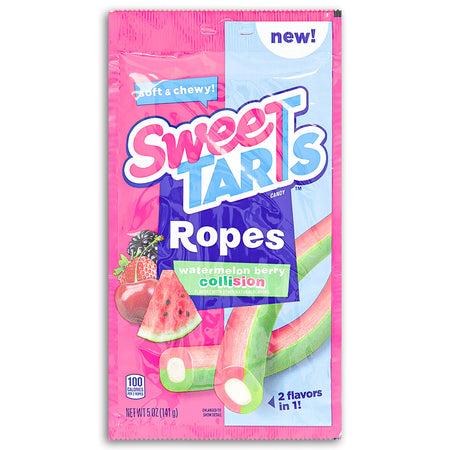 Sweetarts Ropes Watermelon Berry Collision 5oz - 12 Pack
