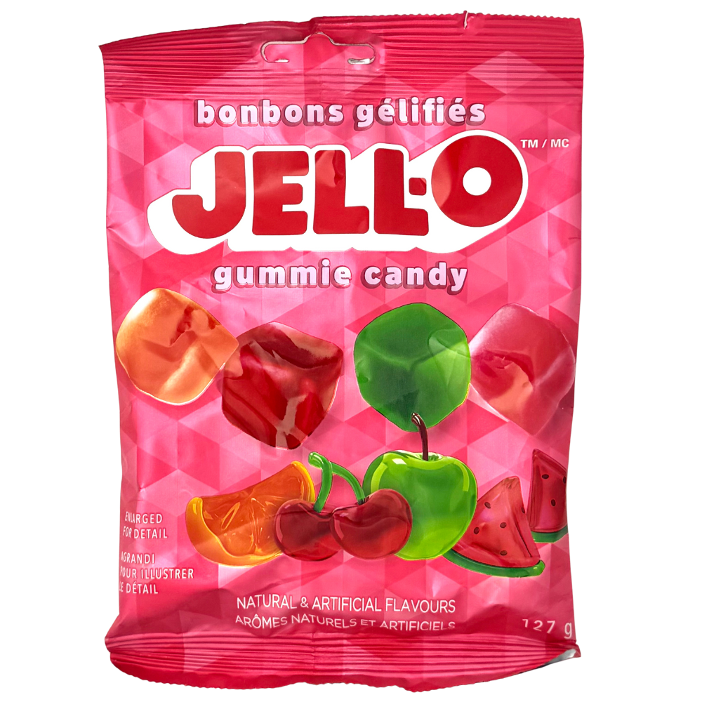 JELL-O Gummie Cubes 127g