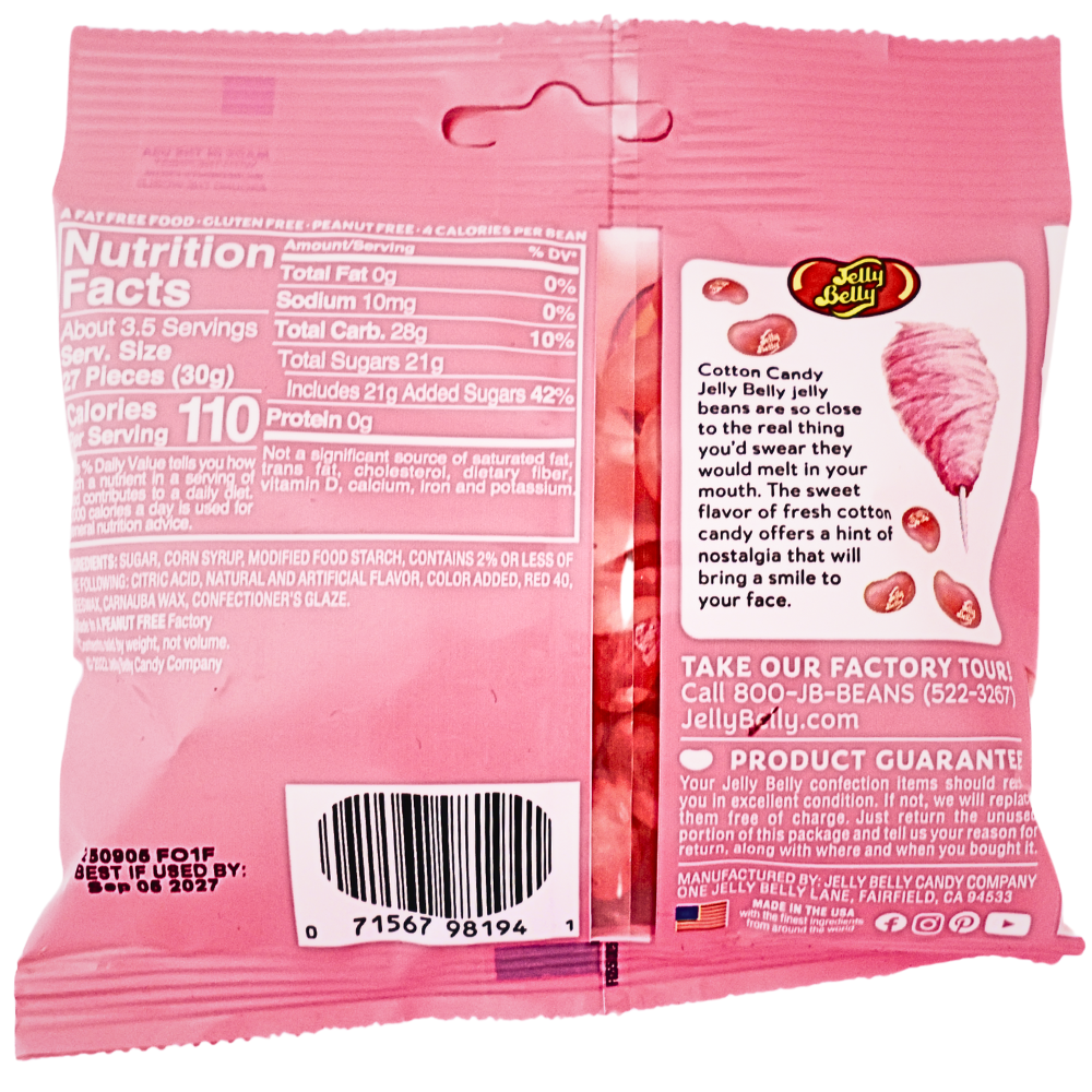 Jelly Belly Cotton Candy - 3.5oz