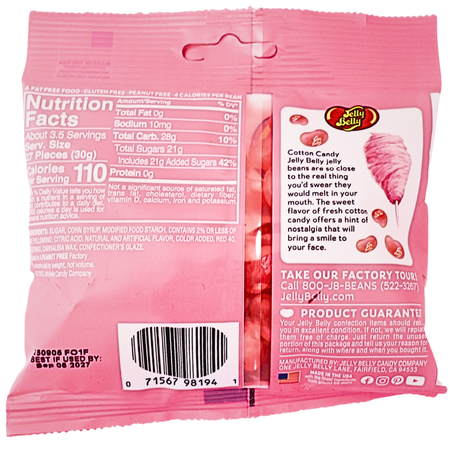Jelly Belly Cotton Candy - 3.5oz