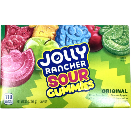 Jolly Rancher Gummies Sours Theater Packs - 3.5 oz.