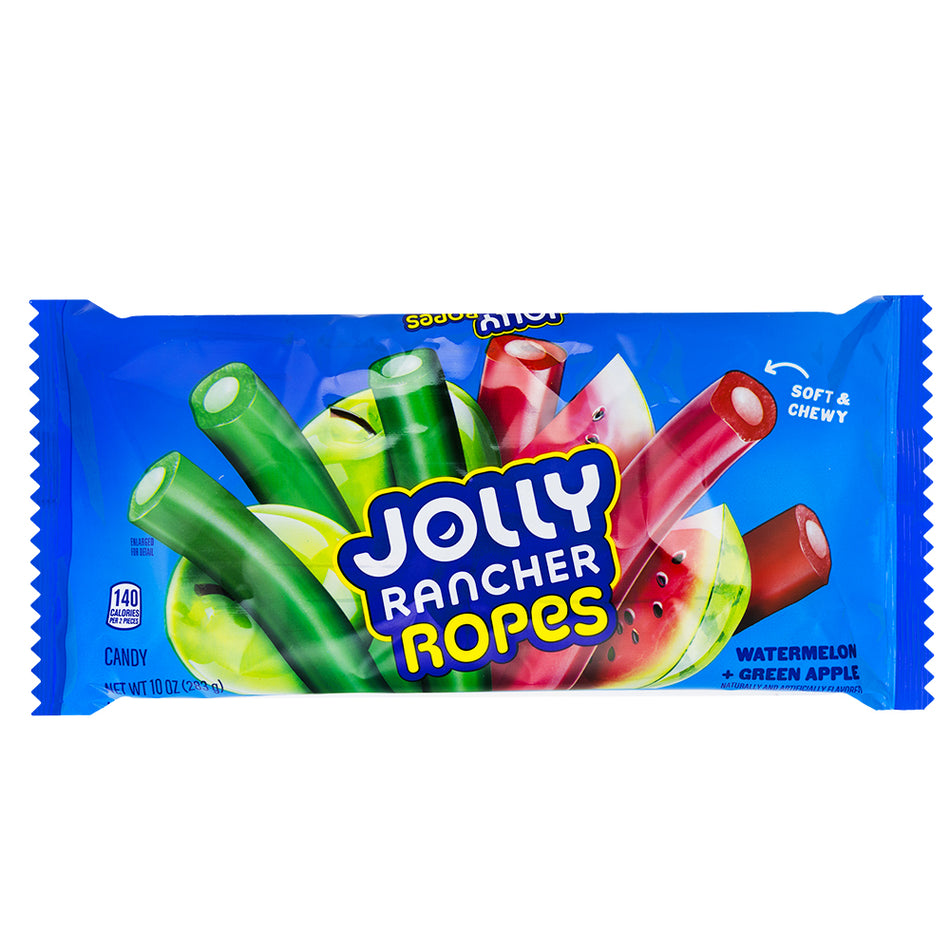 Jolly Rancher Ropes Watermelon & Green Apple 10oz  