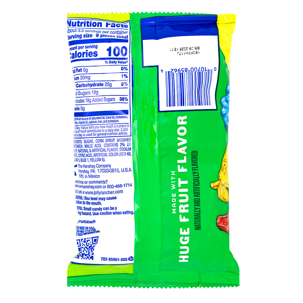 Jolly Rancher Gummies Sours King Size 3.87oz 