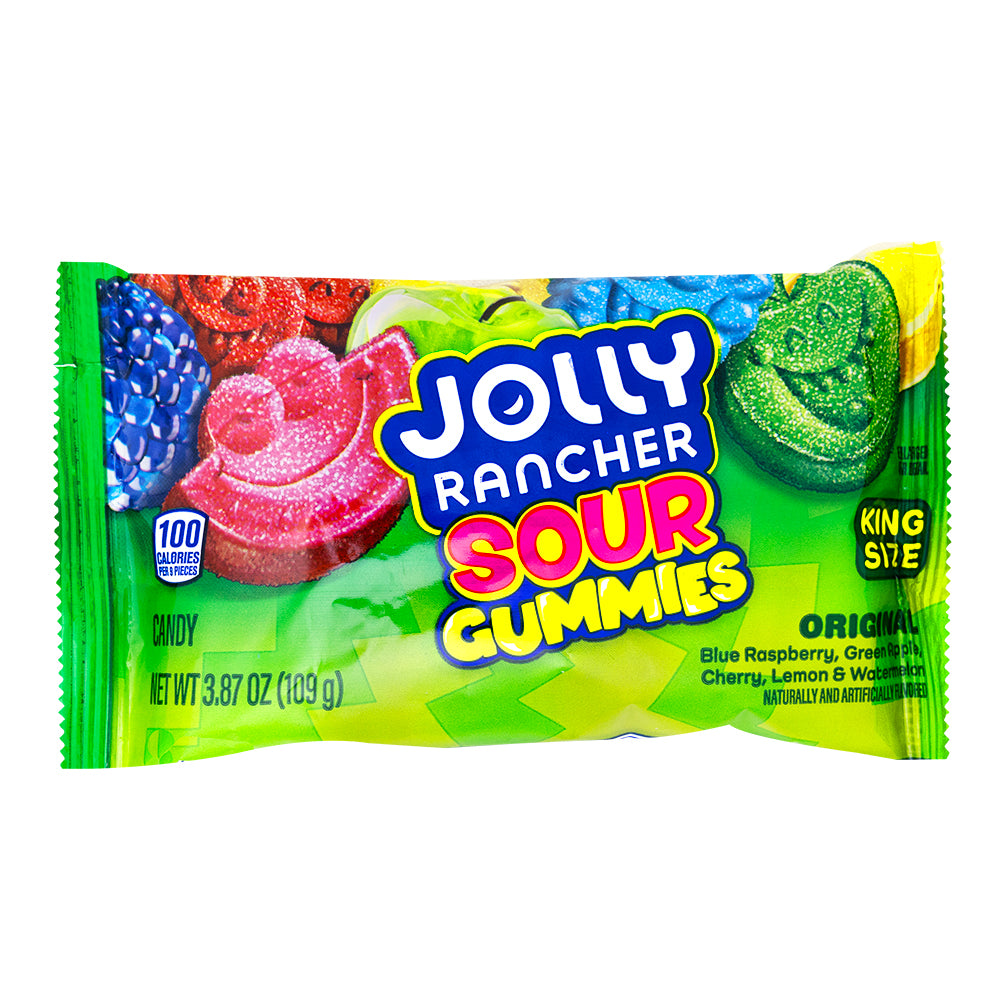 Jolly Rancher Gummies Sours King Size 3.87oz 