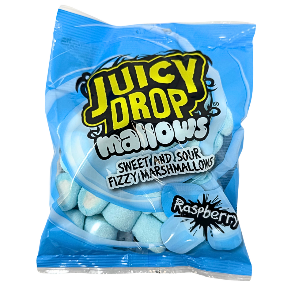 Juicy Drop Mallows Raspberry (UK) - 100g
