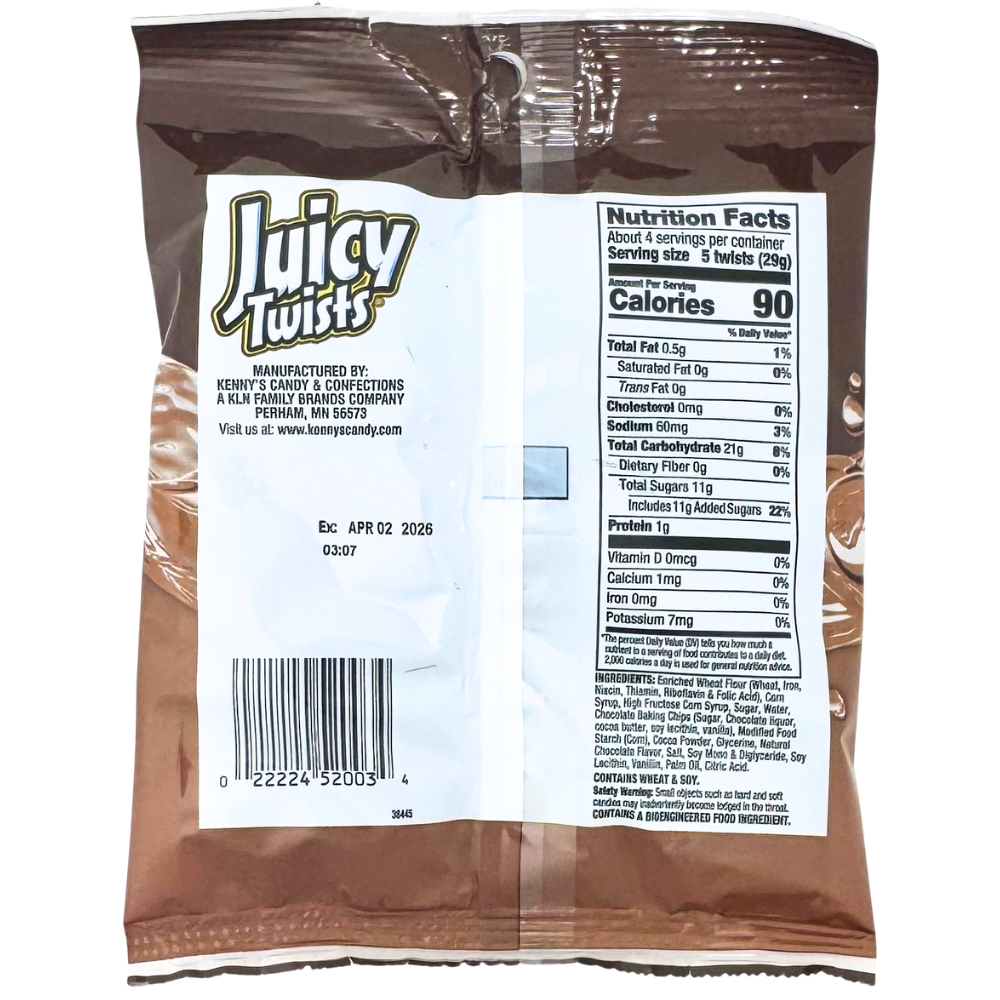 Juicy Twists Chocolate - 4oz