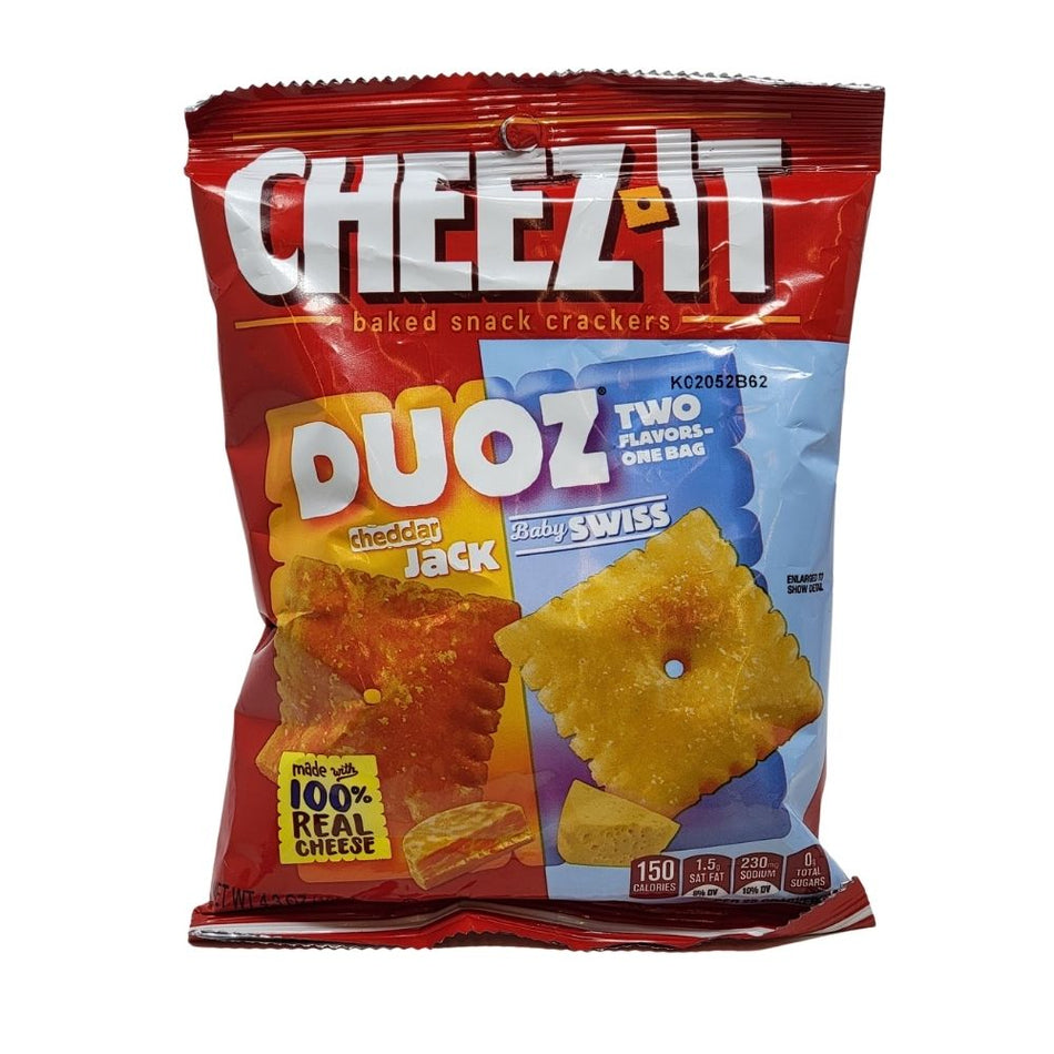 Cheez-It Duoz Cheddar Jack & Baby Swiss 4.3oz - 6 Pack