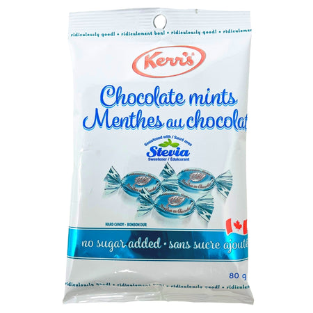 Kerr's Light Chocolate Mints No Sugar Added 80g