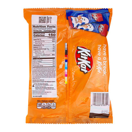 Halloween Kit Kat Ghost Toast 9.8oz - Nutrition Facts Ingredients