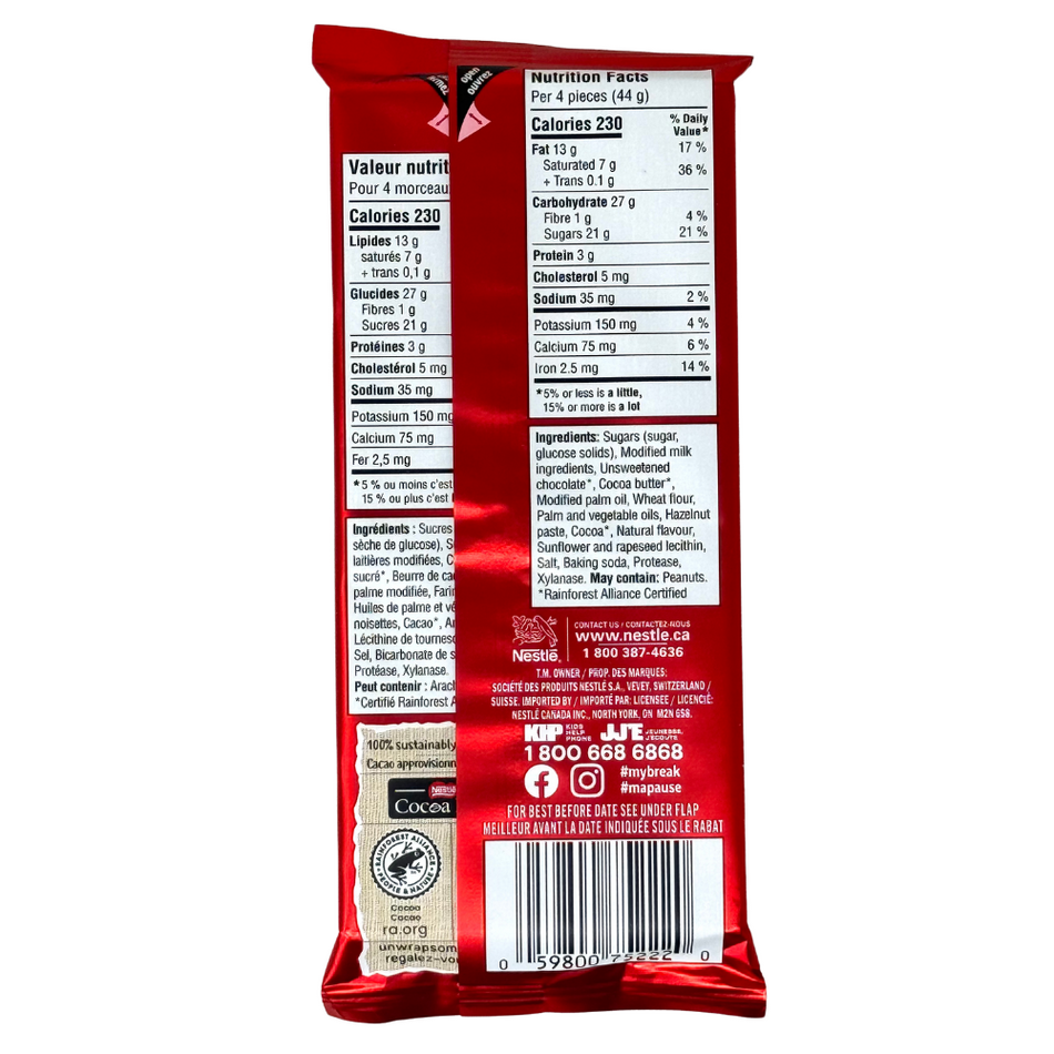 Kit Kat Tablet Hazelnut 99g - 15 Pack